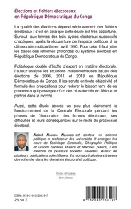 Elections et fichiers électoraux en République Démocratique du Congo