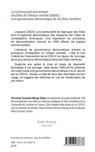 La Communauté économique des Etats de l'Afrique centrale (CEEAC) et la gouvernance démocratique de ses Etats membres