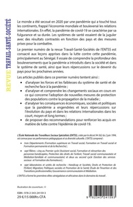 Travail-Santé-Société N° 1, 2e semestre 2021 TS face covid