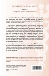 Les lépreux en Alsace. Volume 1, Marginaux, exclus, intercesseurs ?