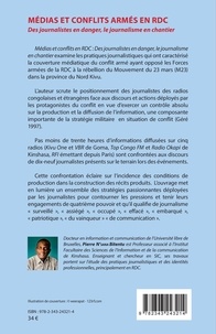 Médias et conflits armés en RDC. Des journalistes en danger, le journalisme en chantier