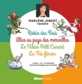 Marlène Jobert et  Atelier Philippe Harchy - Robin des Bois, Alice au pays des merveilles, Le Vilain Petit canard, La Fée Flocon. 1 CD audio