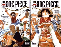 Eiichirô Oda - One Piece  : 2 volumes : Tome 1, Romance Dawn à l'aube d'une grande aventure ; Tome 2, Luffy versus la bande à Baggy !!.