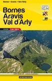  FFRandonnée - Bornes Aravis Val d'Arly - 1/50 000.