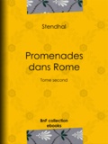  Stendhal - Promenades dans Rome - Tome second.