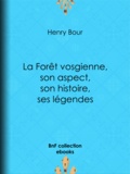 Henry Bour - La Forêt vosgienne, son aspect, son histoire, ses légendes - Discours prononcé à la séance publique annuelle de la Société d'émulation des Vosges, le 21 décembre 1893, par M. Henry Bour.