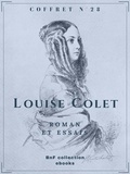 Louise Colet - Coffret Louise Colet - Roman et essais.