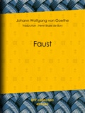 Johann Wolfgang von Goethe et Blaze de Bury - Faust.