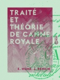 E. Humé et J. Renkin - Traité et Théorie de canne royale - Escrime.