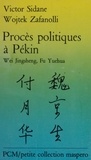 Bao Longtu et François Rauzier - Procès politiques à Pékin - Wei Jingsheng, Fu Yuchua.