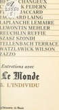 Roland Jaccard et  Collectif - Entretiens avec Le Monde (5). L'individu.