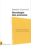 Baptiste Coulmont - Sociologie des prénoms.