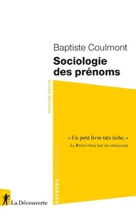 Baptiste Coulmont - Sociologie des prénoms.