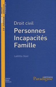 Laëtitia Stasi - Droit civil : personnes, incapacités, famille.