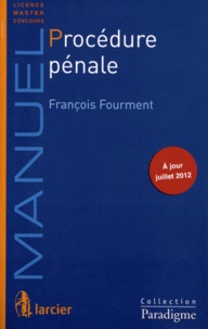 François Fourment - Procédure pénale.