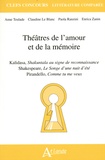 Anne Teulade et Claudine Le Blanc - Théâtres de l'amour et de la mémoire - Kalidasa, Shakuntala au signe de reconnaissance ; Shakespeare, Le Songe d'une nuit d'été ; Pirandello, Comme tu me veux.