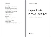La plénitude photographique. Notes (janvier-décembre 2022)