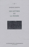 Jacques Colette - Les lettres et la pensée.