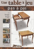 Serge Page - Une table à jeu.