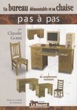 Claude Gomi - Un bureau démontable et sa chaise.