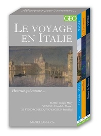 Joseph Méry et Alfred de Musset - Le voyage en Italie - Coffret en 3 volumes : Rome ; Venise ; Le Syndrome du voyageur.