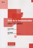 Emmanuel Derieux - Droit de la communication - Lois et règlements.