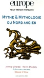  Collectif - Europe N° 928-929, Août-Sep : Mythe et mythologie du Nord ancien.