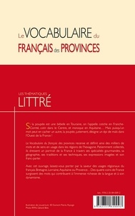 Le vocabulaire du français des provinces. La langue française à travers ses régions