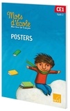 Aline Delaporte - Mots d'école, mon livre de français CE1 Cycle 2 - Pochette de Posters.