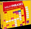 Cécile Ceillier - Maxiphrases Cycle 2 - La grammaire en jeu (294 cartes, 1 plateau de jeu, 4 plateaux individuels, 4 sacs de jetons et 1 notice).