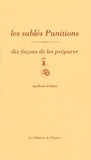 Apollonia Poilâne - Les sablés Punitions - Dix façons de les préparer.