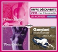 Anaïs Nin et Alfred de Musset - Coffret Erotique - Vénus Erotica ; Vénus Erotica 2 ; Gamiani ou deux nuits d'excès. 3 CD audio