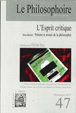 Vincent Citot - Le Philosophoire N° 47, printemps 2017 : L'Esprit Critique.