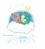 Christine Laydu et Claude Laydu - Bonne nuit les petits - Le petit chat et le ballon lune. 1 CD audio