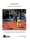Alain Vulbeau - Spécificités N°3. L'éducation tout au long de la ville.