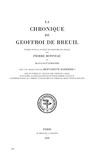 Pierre Botineau et Jean-Loup Lemaître - La chronique de Geoffroi de Breuil prieur de Vigeois.