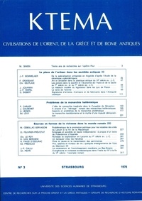 Edmond Frézouls et Edmond Lévy - Ktèma N° 3/1978 : .