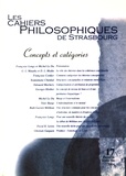 Françoise Longy et Michel Le Du - Les Cahiers Philosophiques de Strasbourg N° 17, premier semestre 2004 : Concepts et catégories.