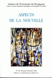 Paul Carmignani - Cahiers de l'université de Perpignan N° 18, 1/1995 : Aspects de la nouvelle.