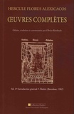 Hercule Florus Alexicacos - Oeuvres complètes - Pack en 2 volumes : Volume 1, Introduction générale - Théâtre (Barcelone, 1502) ; Volume 2, Grammaire (Perpignan, 1500).