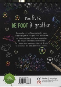 Mon livre de foot à gratter. Avec un crayon en bois