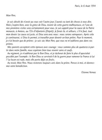 En campagne. Lettres d'Etienne Vernaz (1893-1914)