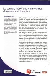 Le contrôle ACPR des intermédiaires d'assurance et financiers 2e édition