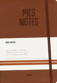  Nemesis - Notes cuir caramel - Mes notes - Une gamme de papeterie - Carnet ligné de 200 pages avec un marque-page bicolore - Un papier de haute qualité pour écrire et dessiner à tout moment.