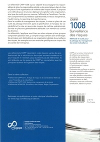 Référentiel CNPP 1008 Surveillance des risques. Approche, méthode et outils pour le pilotage du management des risques de sûreté malveillance  Edition 2018