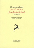 Maria Chiara Gnocchi - Correpondance André Baillon Jean-Richard Bloch 1920-1930.