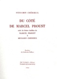 Benjamin Crémieux - Du côté de Marcel Proust - Suivi de lettres inédites de Marcel Proust à Benjamin Crémieux.