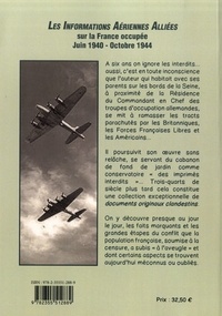 Les informations aériennes alliées sur la France occupée (juin 1940 - octobre 1944)