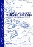 Patrice Brun et Claude Mossé - D'Homère à Plutarque - Itinéraires historiques.