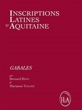 Bernard Rémy et Marianne Thauré - Inscriptions Latines d'Aquitaine - Gabales.